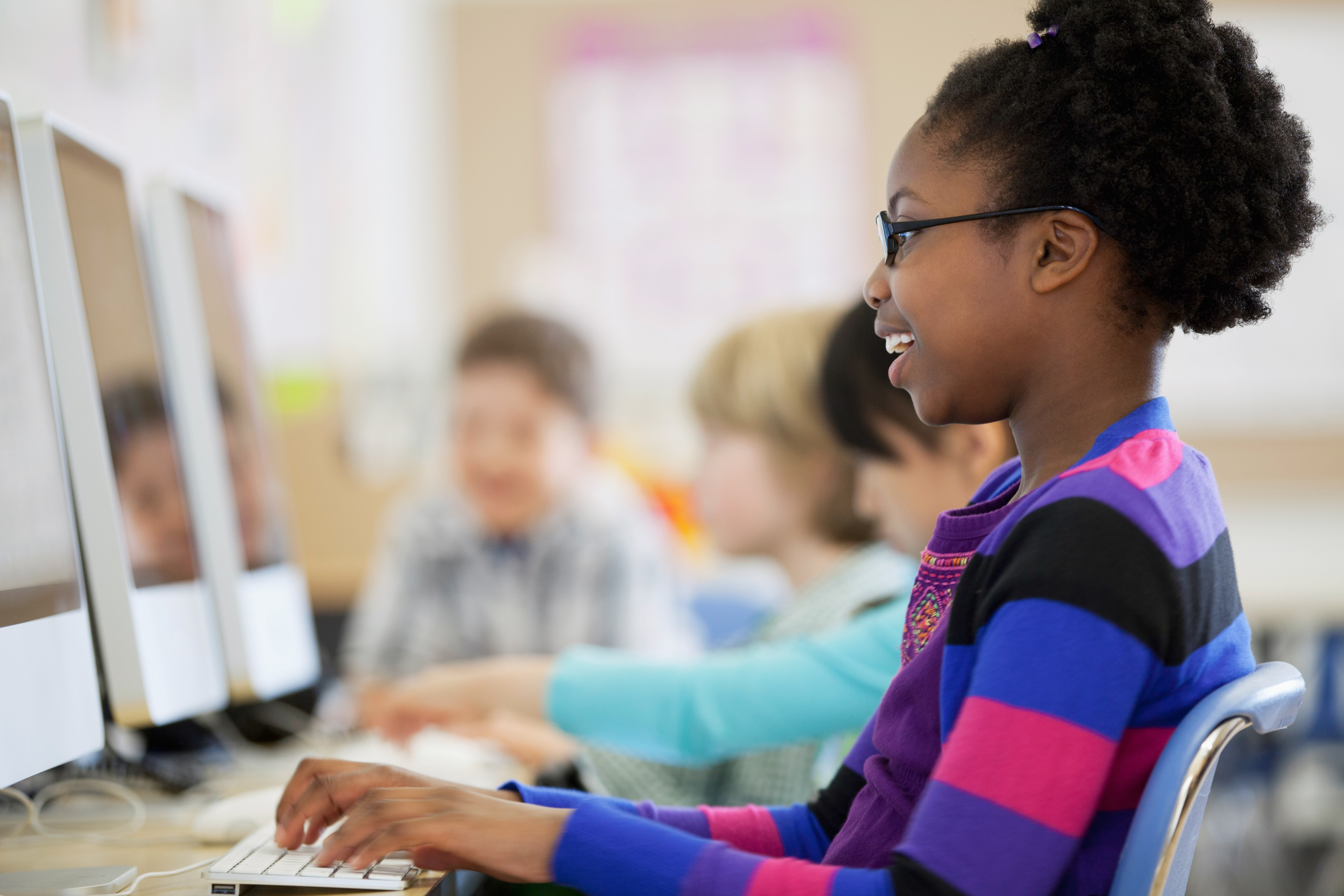 Child on computer