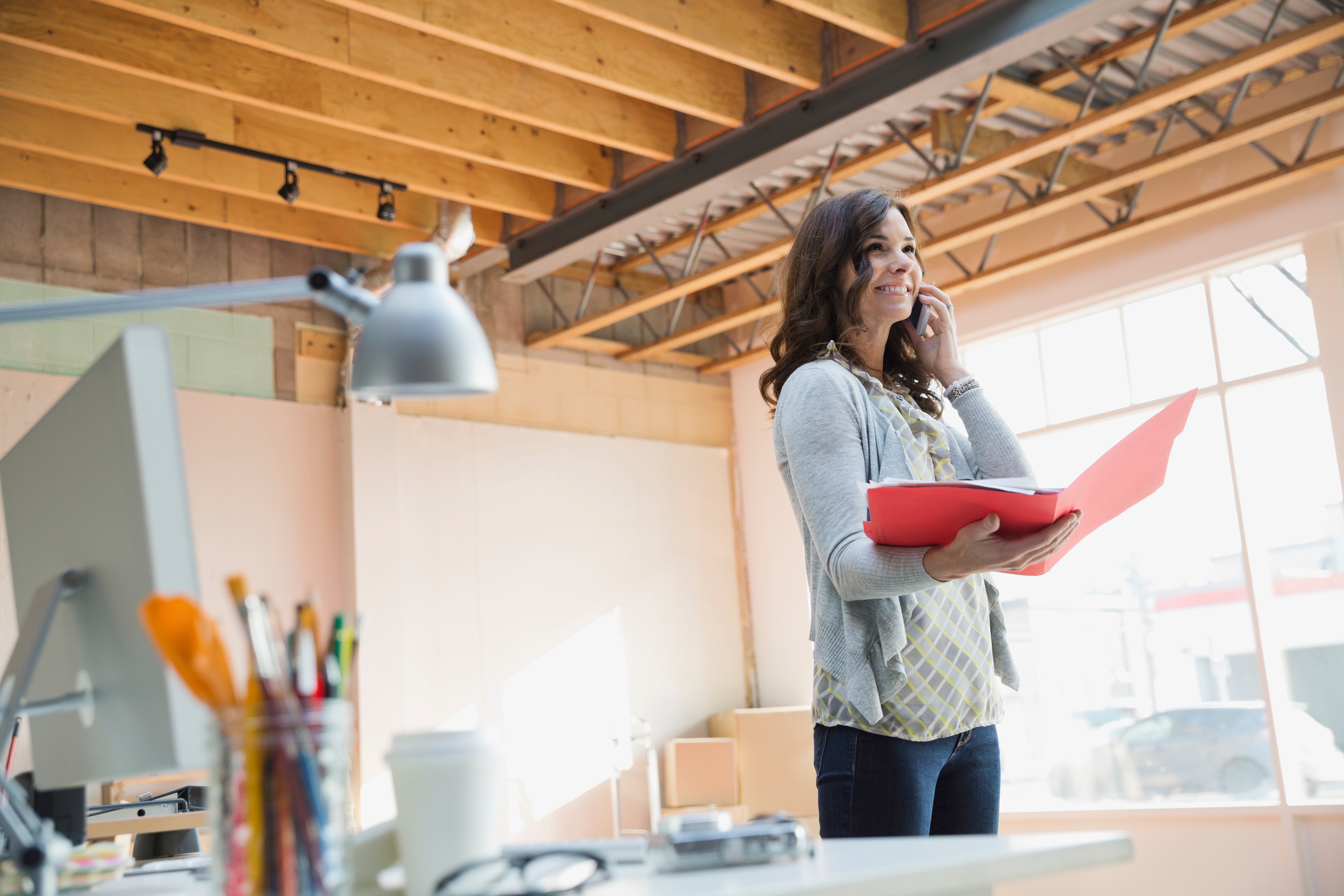 woman, small business, computer