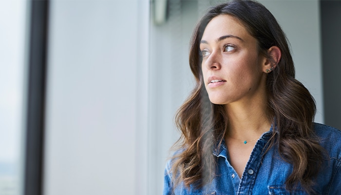 Woman in thought